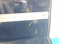 Drzwi tył prawe Ford Fusion HB 5d granatowy JU2