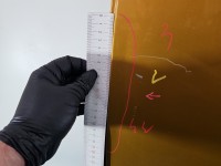 Drzwi tył lewe Suzuki Vitara II 2015- HB 5d złoty DBH