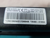 Kurtyna prawa poduszka airbag Suzuki Sx4 S-Cross 13-21 HB 34139761D, 76480-61M00