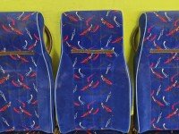 Fotel tył lewy III rząd tylny Vw Transporter T5 3 rząd