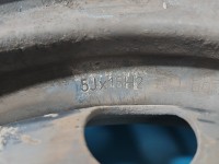 Felga stalowa 15" Toyota Yaris III Szerokość felgi: 5.0", Rozstaw śrub: 4x100, Otwór centralny: 54,1, Odsadzenie (ET): 39,...