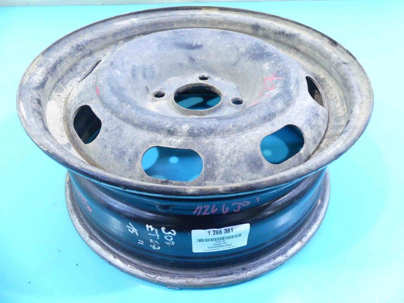 Felga stalowa 15" Peugeot 307 r15 ET27, 6J