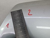 Maska przednia Renault Laguna III srebrny TED69 - GREY