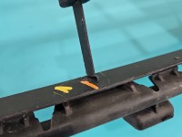 Zaślepka kratka zderzaka środkowa atrapa Porsche Panamera I 970 97050554111FFF, 97050554303