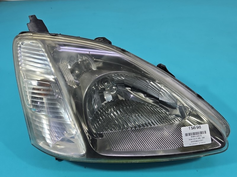 Reflektor prawy lampa przód Honda Civic VII EUROPA