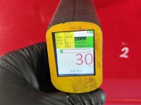 Drzwi tył lewe Mazda 3 I BK HB 5d CZERWONY 27A