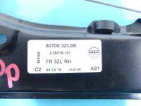Podnośnik przód prawy SZYBY WINDA 807003ZL0B Nissan Pulsar Europejska, 2PIN 5d HB