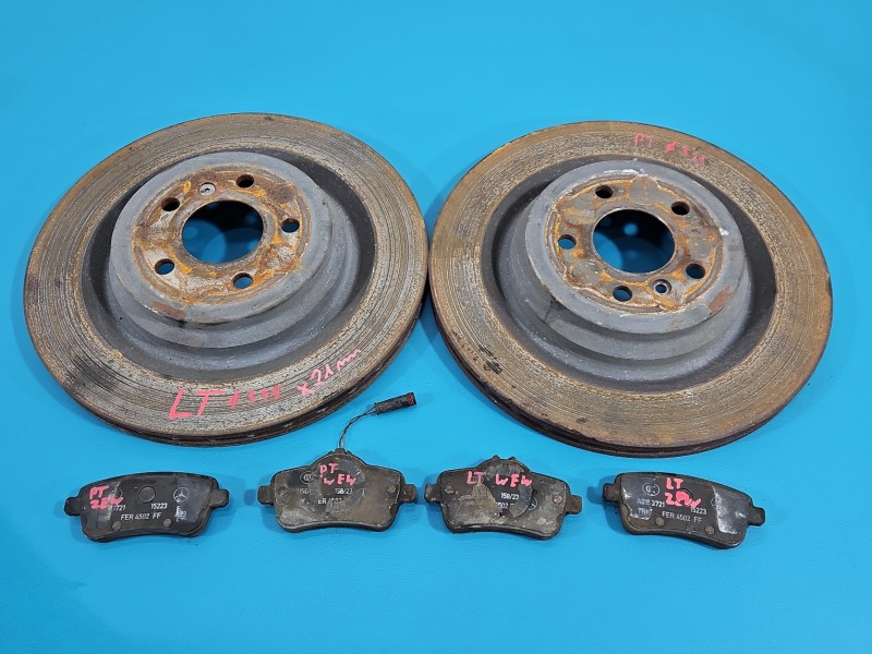 Tarcze hamulcowe tył klocki Mercedes GL II X166 4.7 V8 278928