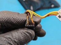 Lusterko lewe Mercedes GL II X166 10+10pin .Składane elektrycznie. BIAŁY 650 europa