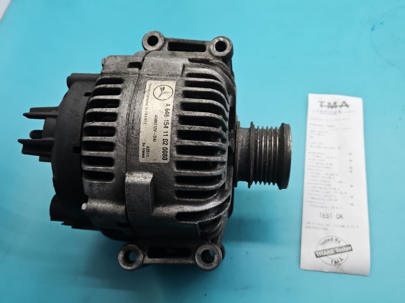 TEST Alternator Mercedes Sprinter II 906 A6461541102, 2543498B 2.2 cdi