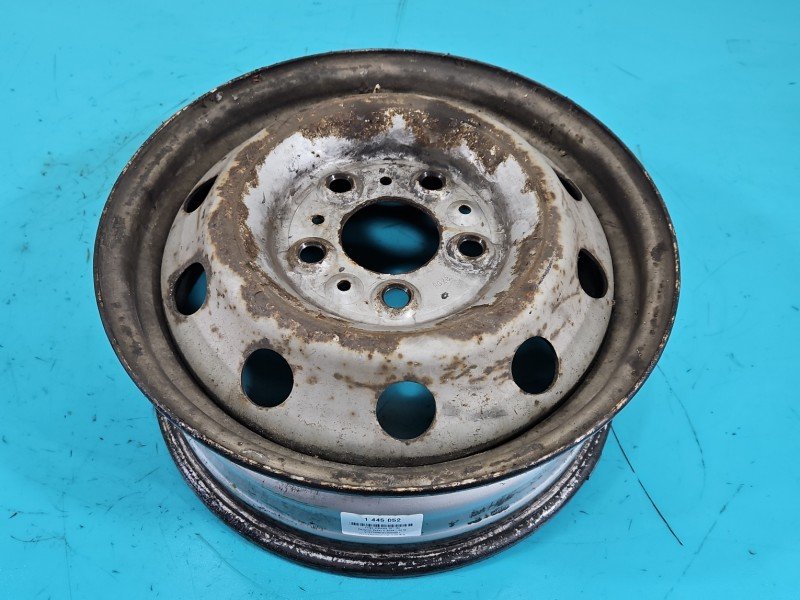 Felga stalowa 16" Peugeot Boxer II Szerokość felgi: 6.0", Rozstaw śrub: 5x130, PEUGEOT, 5x130 6jx16 et68