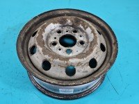 Felga stalowa 16" Peugeot Boxer II Szerokość felgi: 6.0", Rozstaw śrub: 5x130, PEUGEOT, 5x130 6jx16 et68