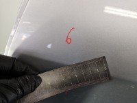 Drzwi tył lewe Renault Clio III HB 5d srebrny
