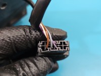 Lusterko lewe Vw Bora elektryczny, Europejska, Kod lakieru: LA7W, Rysy na obudowie, 5 pin europa