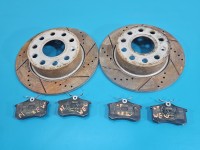 Tarcze hamulcowe tył klocki Vw Golf VI 1.6 tdi