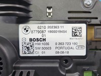 Licznik BMW X3 G01 2.0d 0263723190, 8779087 EUROPA