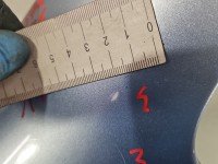 Błotnik przód lewy Honda Jazz II błękitny B506M