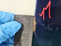 DRZWI PRZÓD LEWE KIEROWCY Vw Polo IV 9N 5d granatowy LB5N