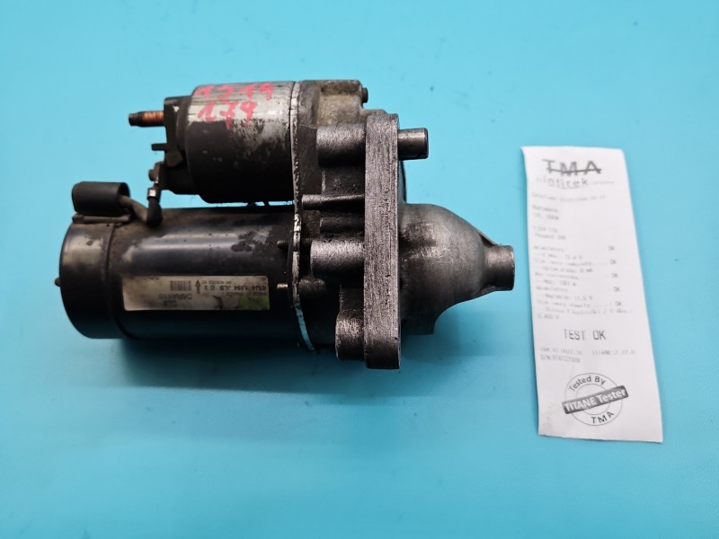 TEST Rozrusznik Peugeot 206 1.4 hdi 9640825280, D6RA110 TEST Rozrusznik Peugeot 206 1.4 hdi 9640825280, D6RA110