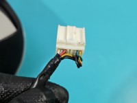 Lusterko lewe Toyota Auris I elektryczny, Europejska, Kod lakieru: 1F7, składane elektrycznie, pęknięta obudowa, 9 pin europa