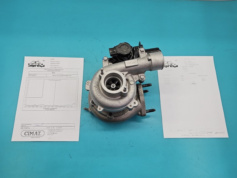 Turbosprężarka Regenerowana Toyota Land Cruiser 120 J120 17201-30100, X15525 3.0 D4D (1KD) 166KM