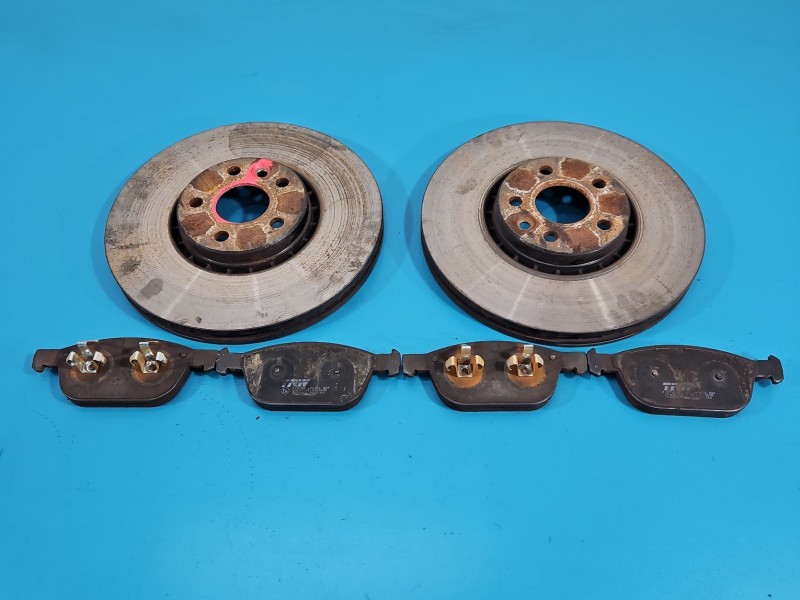 Tarcze hamulcowe przód klocki 328MM Volvo XC60 I 08- 2.4d