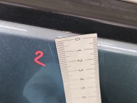 DRZWI PRZÓD PRAWE PASAŻERA Mitsubishi Outlander II 06-13 5d błękitny A86A