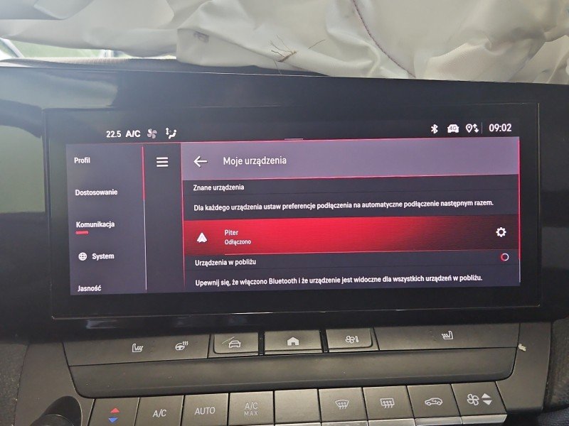 Wyświetlacz Opel Astra VI L 9837721380 monitor