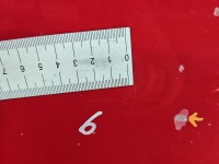 Maska przednia Audi A4 B7 czerwony LY3J