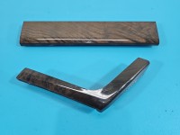 Listwa dekor deski AUDI A8 D4 4H 4H0867420, 4H0867419, 4H0867410 Europejska, 9szt, Odprysk na listwie ozdobnej tunelu, rysy. KPL