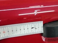 DRZWI PRZÓD LEWE KIEROWCY Fiat Panda II 5d czerwony 111/A
