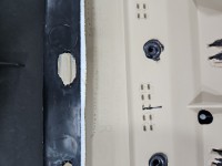 Tapicerka drzwi przód prawa boczek Vw Touran I