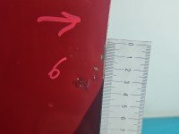 DRZWI PRZÓD LEWE KIEROWCY Vw Golf III 5d czerwony LY3D