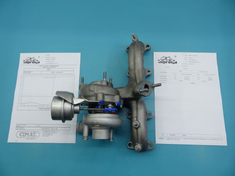 Turbosprężarka Regenerowana Vw Sharan I BV39A-0017, 038253014A 1.9 tdi 116KM
