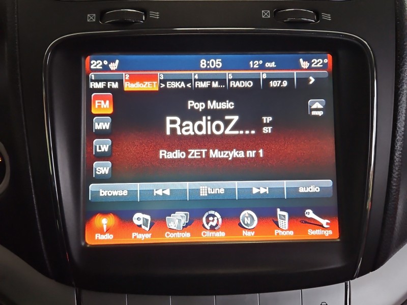 Wyświetlacz Fiat Freemont 05064993AI monitor