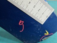 Błotnik przód lewy Renault Megane III niebieski TERNA