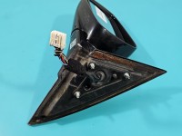 Lusterko lewe Honda Legend IV KB1 Pęknięty kierunkowskaz, składane elektrycznie, 14pin, ubytki lakieru CZARNE B92P europa