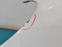 Błotnik przód lewy Peugeot 307 biały EWPA