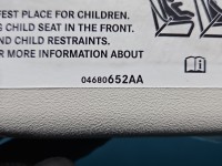 Przesłonka prawa Dodge Journey DASZEK osłona przeciwsłoneczna