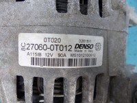 TEST Alternator Toyota Auris I 27060-0T012, MS1012100912 1.6 vvti