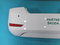 Zderzak tył Skoda Fabia III biały LF9E HB
