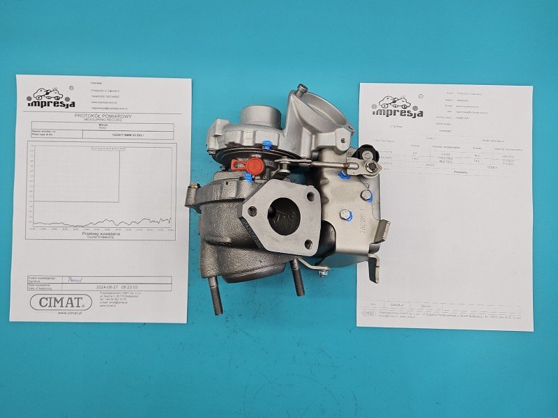 Turbosprężarka Regenerowana Bmw X3 e83 762965-1, GT1752V, JDL02054F 2.0d 150KM