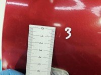 Błotnik przód prawy Renault Clio II bordowy TEB76