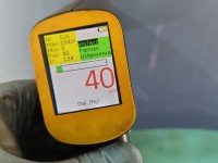 Błotnik przód lewy Honda Jazz II błękitny B506M