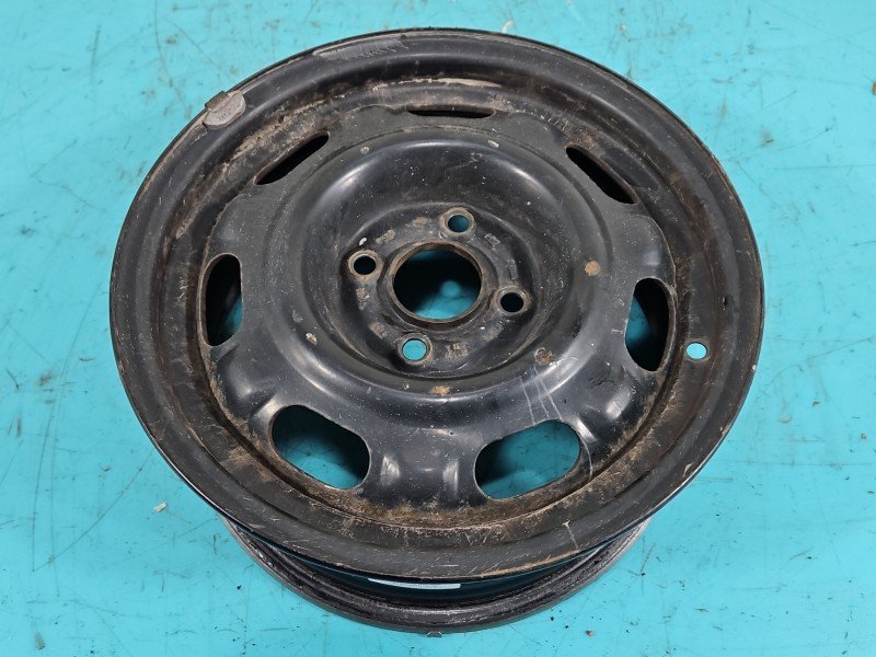 Felga stalowa 14" Vw Polo III 6N Szerokość felgi: 6.0", Rozstaw śrub: 4x100, Odsadzenie (ET): 43, Volkswagen, R14 4X100 ET43 6J Felga stalowa 14" Vw Polo III 6N Szerokość felgi: 6.0", Rozstaw śrub: 4x100, Odsadzenie (ET): 43, Volkswagen, R14 4X100 ET43 6J