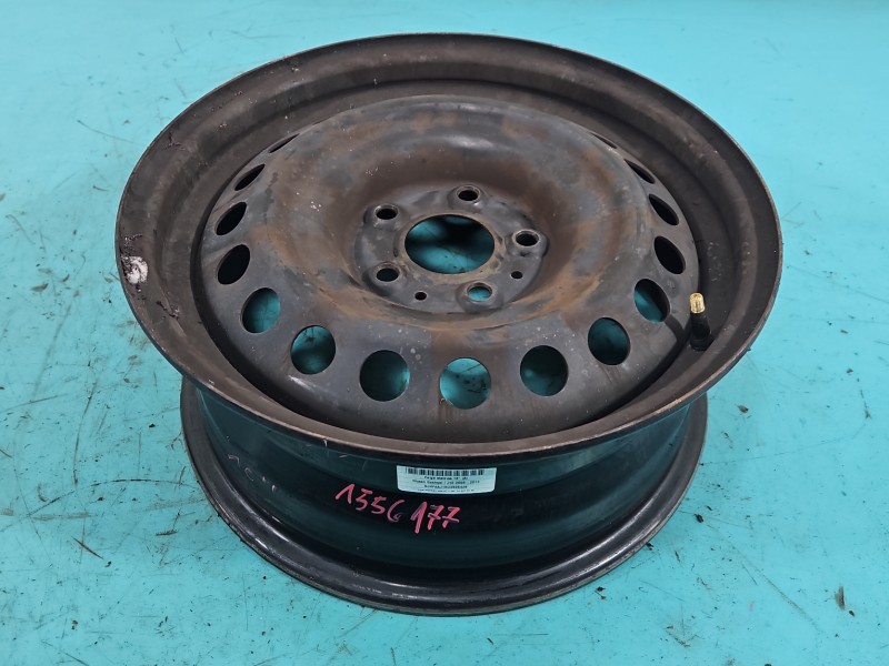 Felga stalowa 16" Nissan Qashqai I J10 06-13 Szerokość felgi: 6.5", 5x114.3, Odsadzenie (ET): 40, Nissan, czarny, Kod...