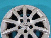 Felga aluminiowa alufelga Opel Astra III H Średnica felgi: 16", Szerokość felgi: 6.5", Rozstaw śrub: 5x108, Odsadzenie (ET):...