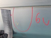 DRZWI PRZÓD PRAWE PASAŻERA Vw Tiguan I 07- 5d srebrny LR7L