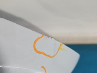 Błotnik przód prawy Jaguar XE X760 biały NER