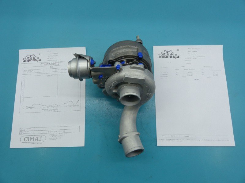 Turbosprężarka Regenerowana Volvo V40 S40 I 708639-6, 8200369581 1.9 dci